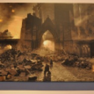 Concept art - the aftermath of the Battle of Hogwarts