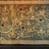 Props - the Black family tapestry, with members burned off