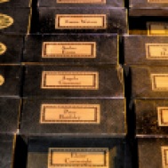 Props - wand boxes in Ollivander's shops - JK Rowling, Emma Watson