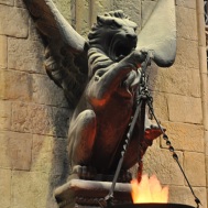 Set detail - Gryffindor in the Great Hall