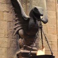 Set detail - Slytherin in the Great Hall