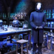 Sets - the potions classroom with costume of Snape